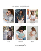 Fulares Portabebé Martha Peach